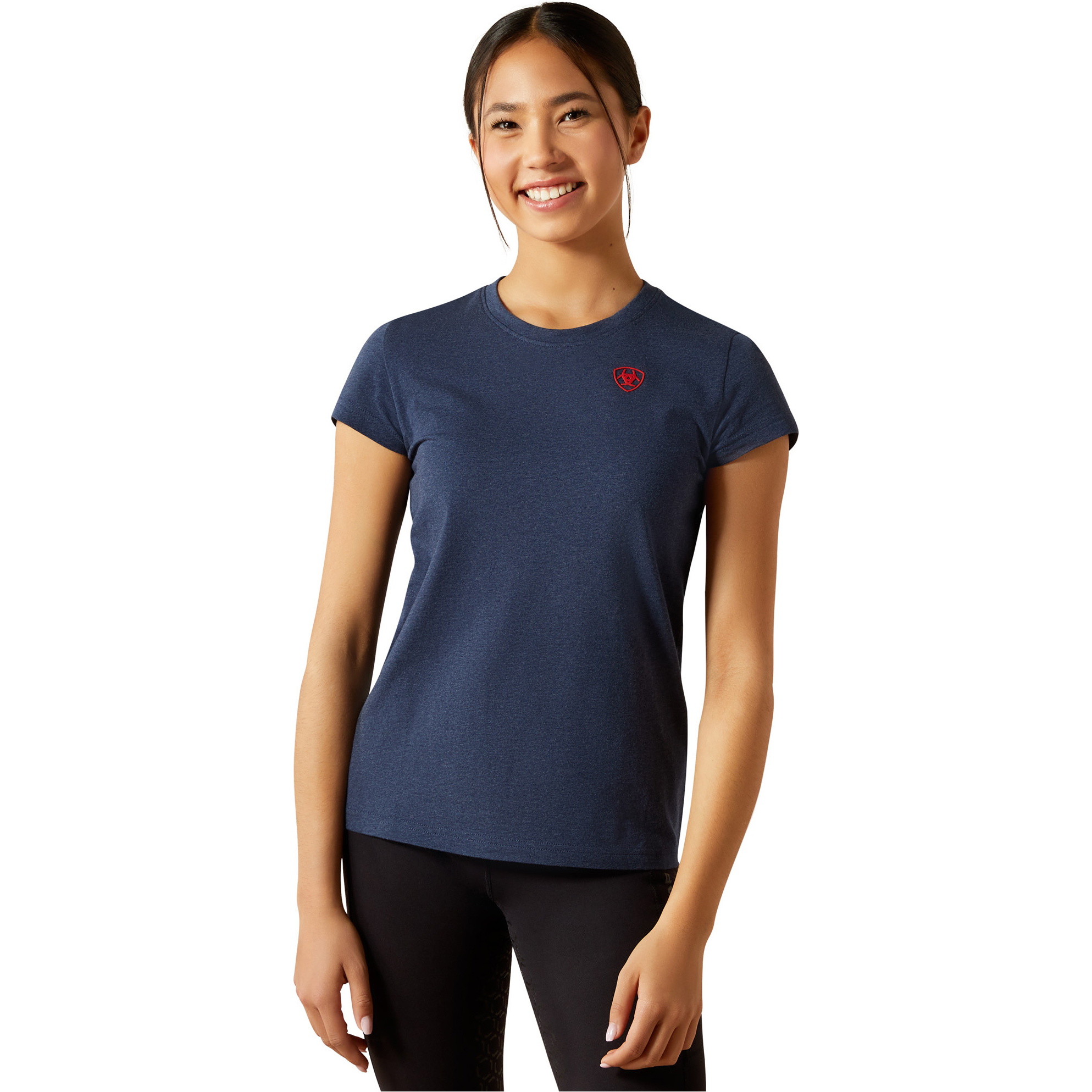 2025 Ariat Junior BV Logo T-Shirt 10062569 - Navy Heather